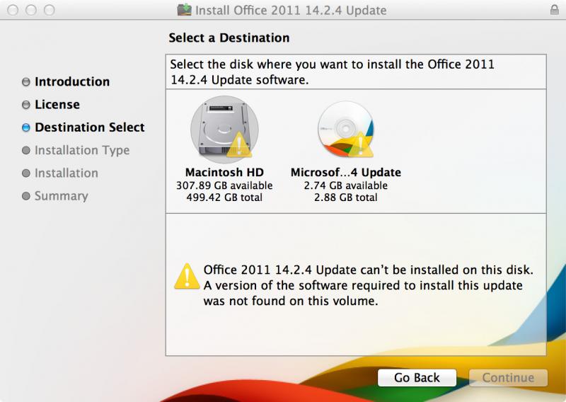 microsoft office 2011 for mac version 14.2.4